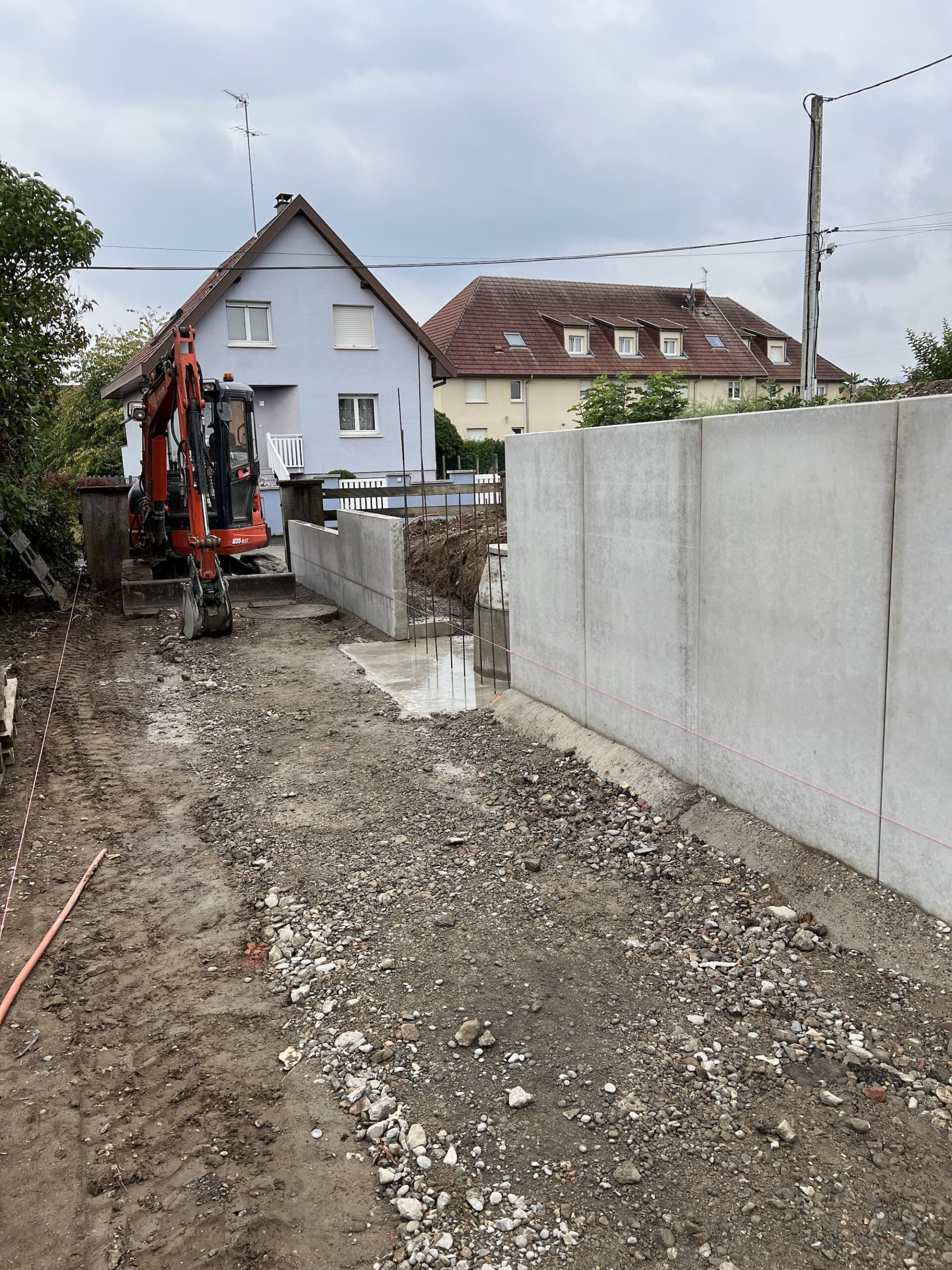 Travaux de terrassement pour vos constructions pr&egrave;s de Burnhaupt et Thann Riedisheim